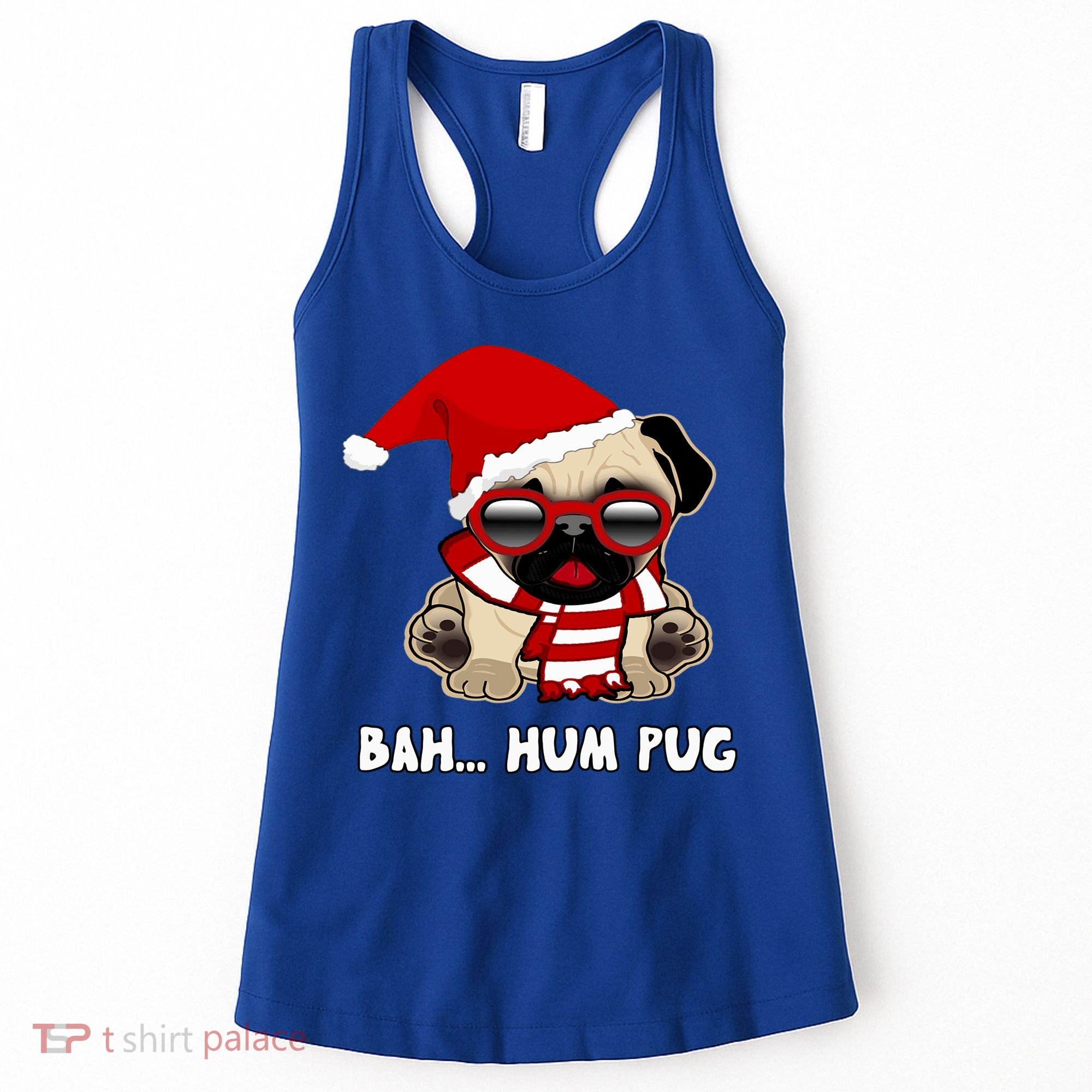 Bah Hum Pug Christmas Great Gift Women's Tank Top