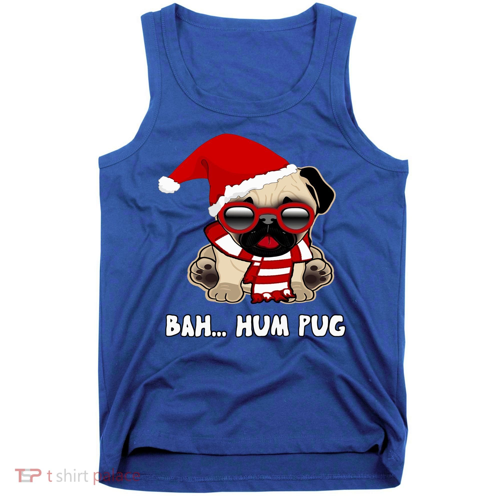 Bah Hum Pug Christmas Great Gift Tank Top