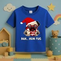 Bah Hum Pug Christmas Great Gift Toddler T-Shirt thumb 3