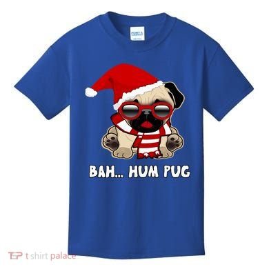 Bah Hum Pug Christmas Great Gift Kids T-Shirt
