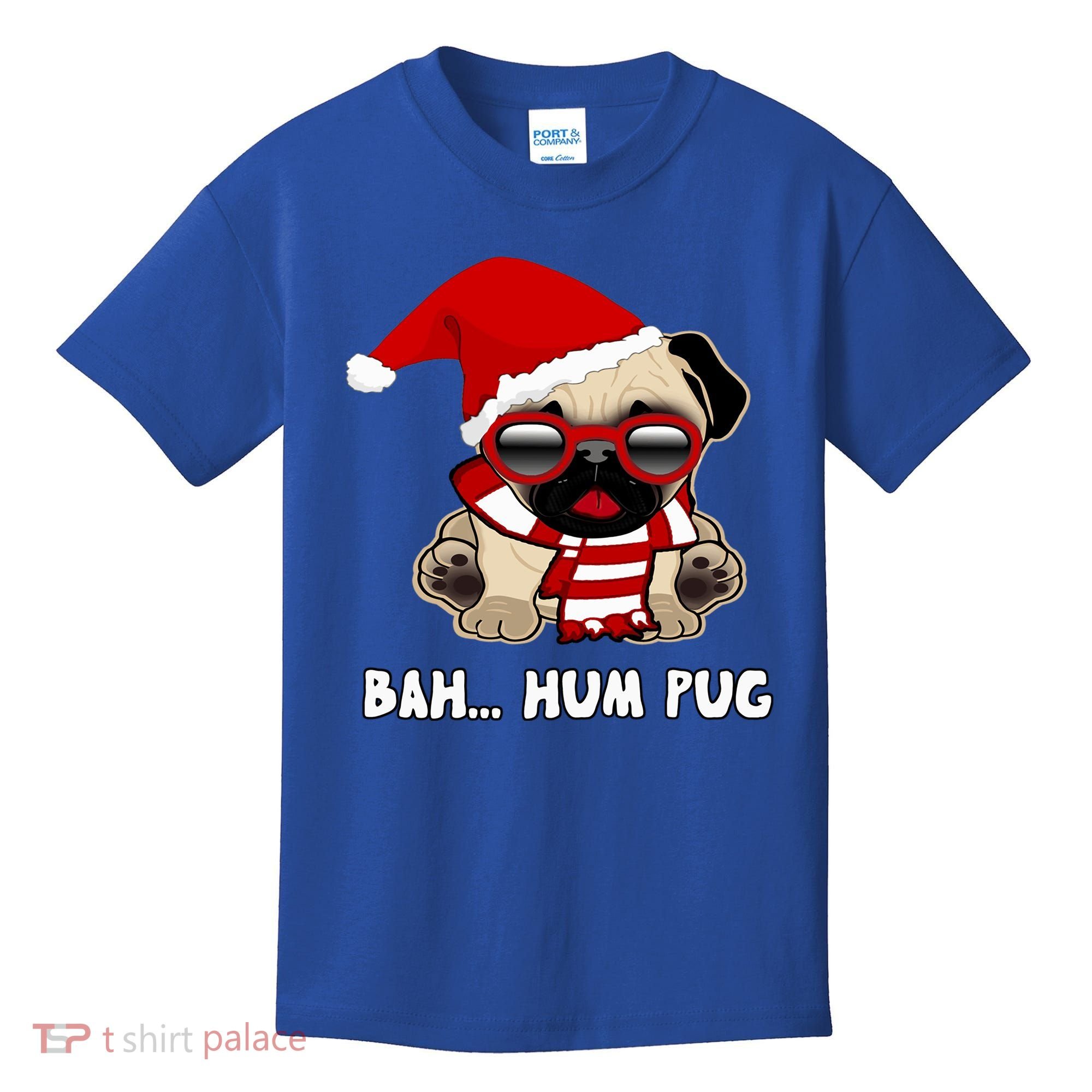 Bah Hum Pug Christmas Great Gift Kids T-Shirt