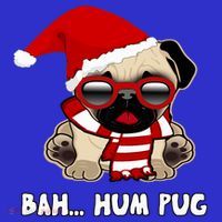 Bah Hum Pug Christmas Great Gift Kids T-Shirt thumb 4