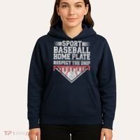 Baseball Home Plate Drip For Who Respect The Drip Ice Cream Hoodie thumb 5