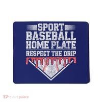 Baseball Home Plate Drip For Who Respect The Drip Ice Cream Mousepad thumb 0
