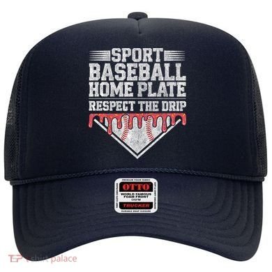Baseball Home Plate Drip For Who Respect The Drip Ice Cream Hat
