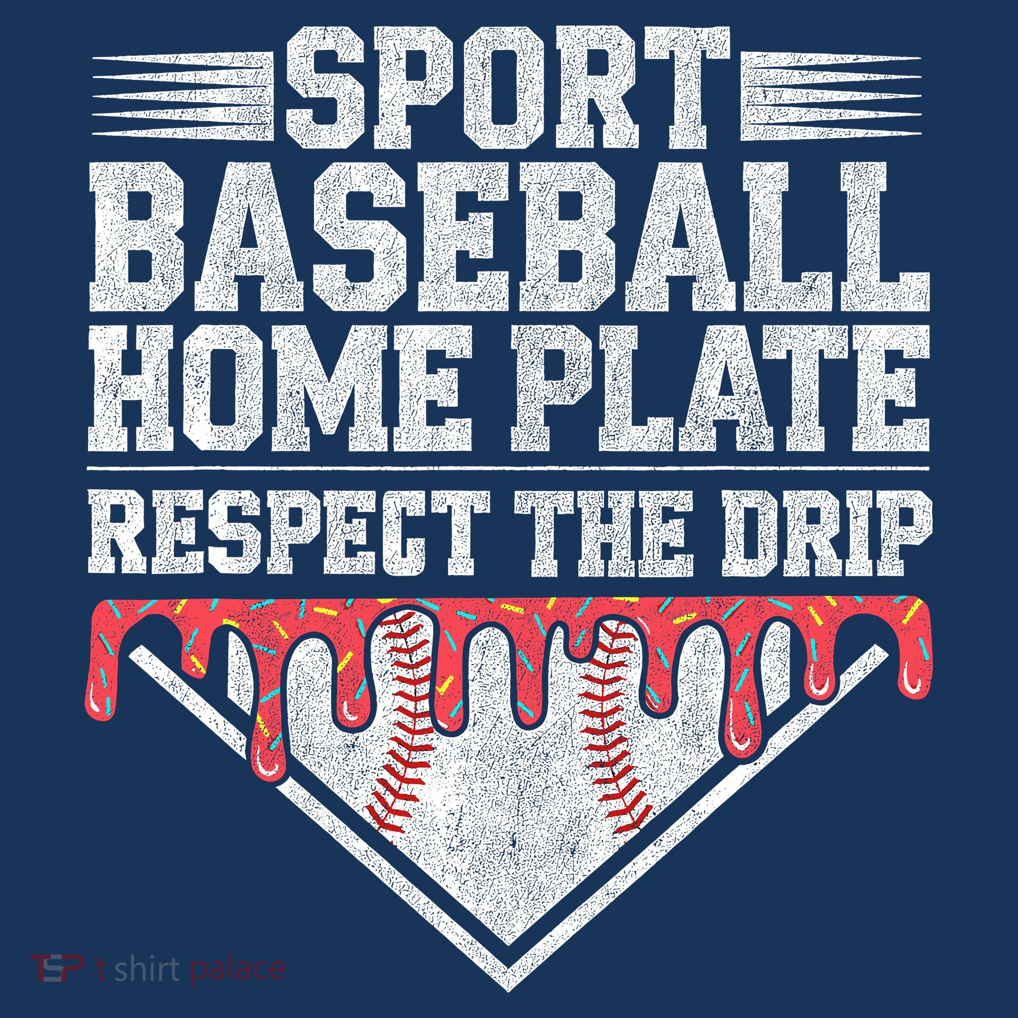 Baseball Home Plate Drip For Who Respect The Drip Ice Cream Toddler Hoodie