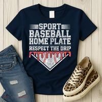 Baseball Home Plate Drip For Who Respect The Drip Ice Cream Women's T-Shirt thumb 3