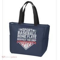 Baseball Home Plate Drip For Who Respect The Drip Ice Cream Tote Bag thumb 3