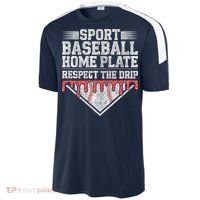 Baseball Home Plate Drip For Who Respect The Drip Ice Cream Sport-Tek Competitor United Soccer Jersey thumb 2