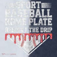 Baseball Home Plate Drip For Who Respect The Drip Ice Cream Sport-Tek Competitor United Soccer Jersey thumb 4