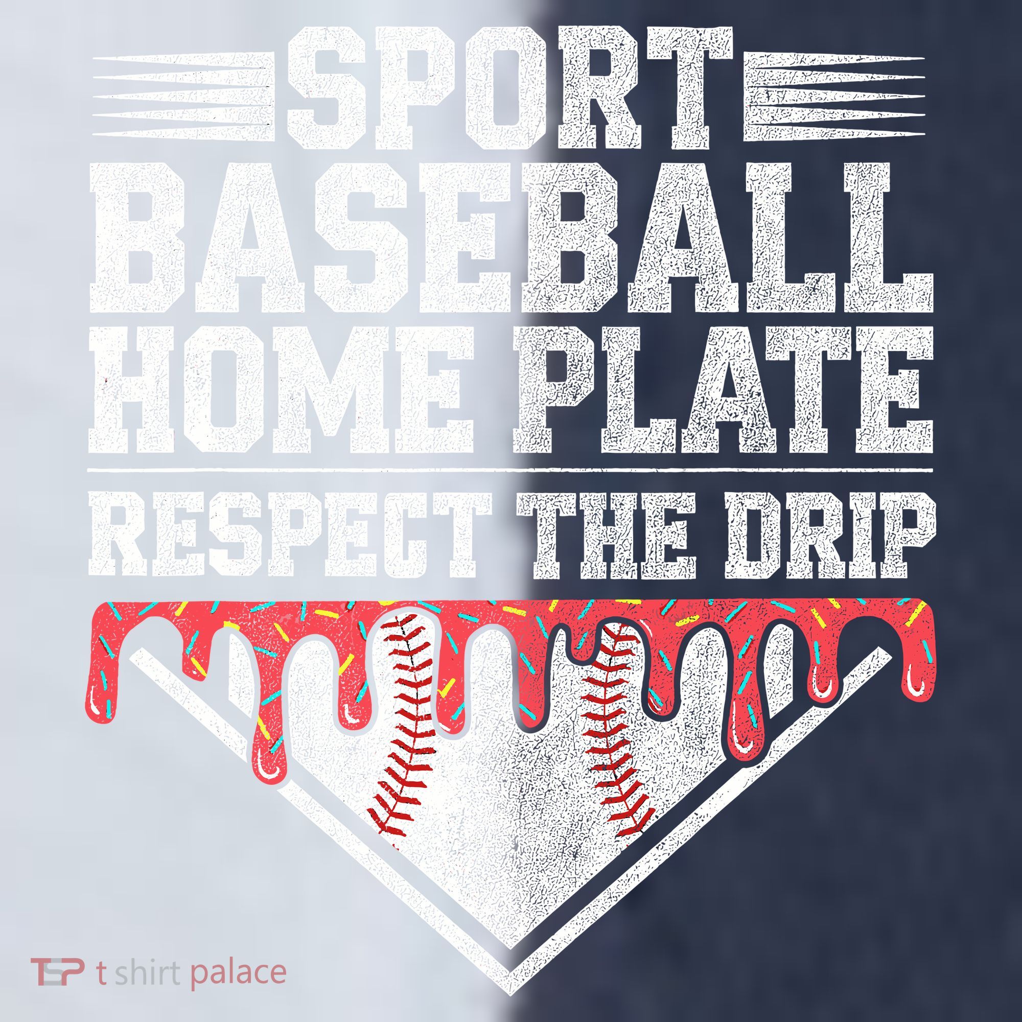 Baseball Home Plate Drip For Who Respect The Drip Ice Cream Sport-Tek Competitor United Soccer Jersey