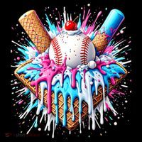 Baseball Home Plate Ice Cream Drip Fun Sports Lover Coffee Mug thumb 5