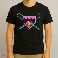 B.A.S.E.B.A.L.L Home Plate Social Club For Boy Ice Cream Drip T-Shirt thumb 3