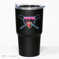 B.A.S.E.B.A.L.L Home Plate Social Club For Boy Ice Cream Drip Tumbler thumb 0