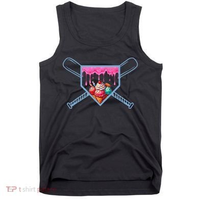 B.A.S.E.B.A.L.L Home Plate Social Club For Boy Ice Cream Drip Tank Top