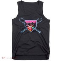 B.A.S.E.B.A.L.L Home Plate Social Club For Boy Ice Cream Drip Tank Top thumb 0