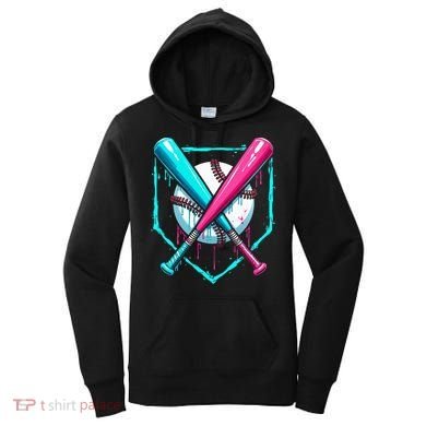 B.A.S.E.B.A.L.L Home Plate Drip Women's Hoodie