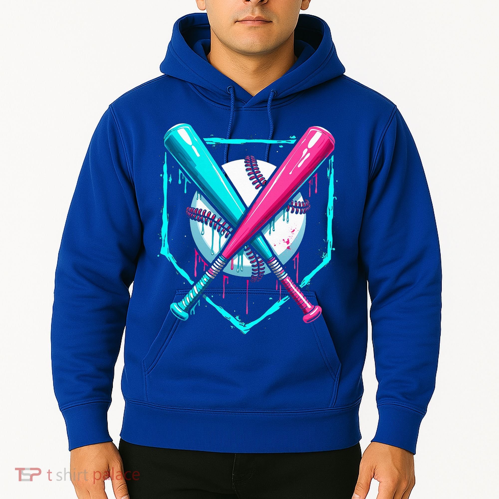 B.A.S.E.B.A.L.L Home Plate Drip Hoodie