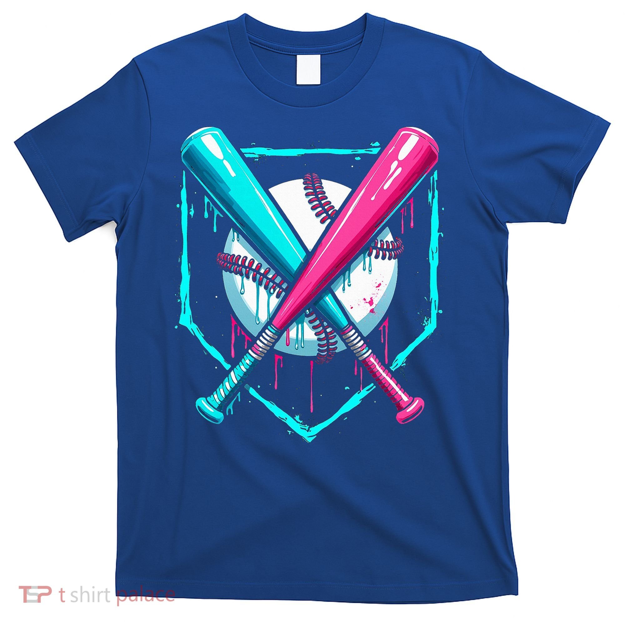 B.A.S.E.B.A.L.L Home Plate Drip T-Shirt