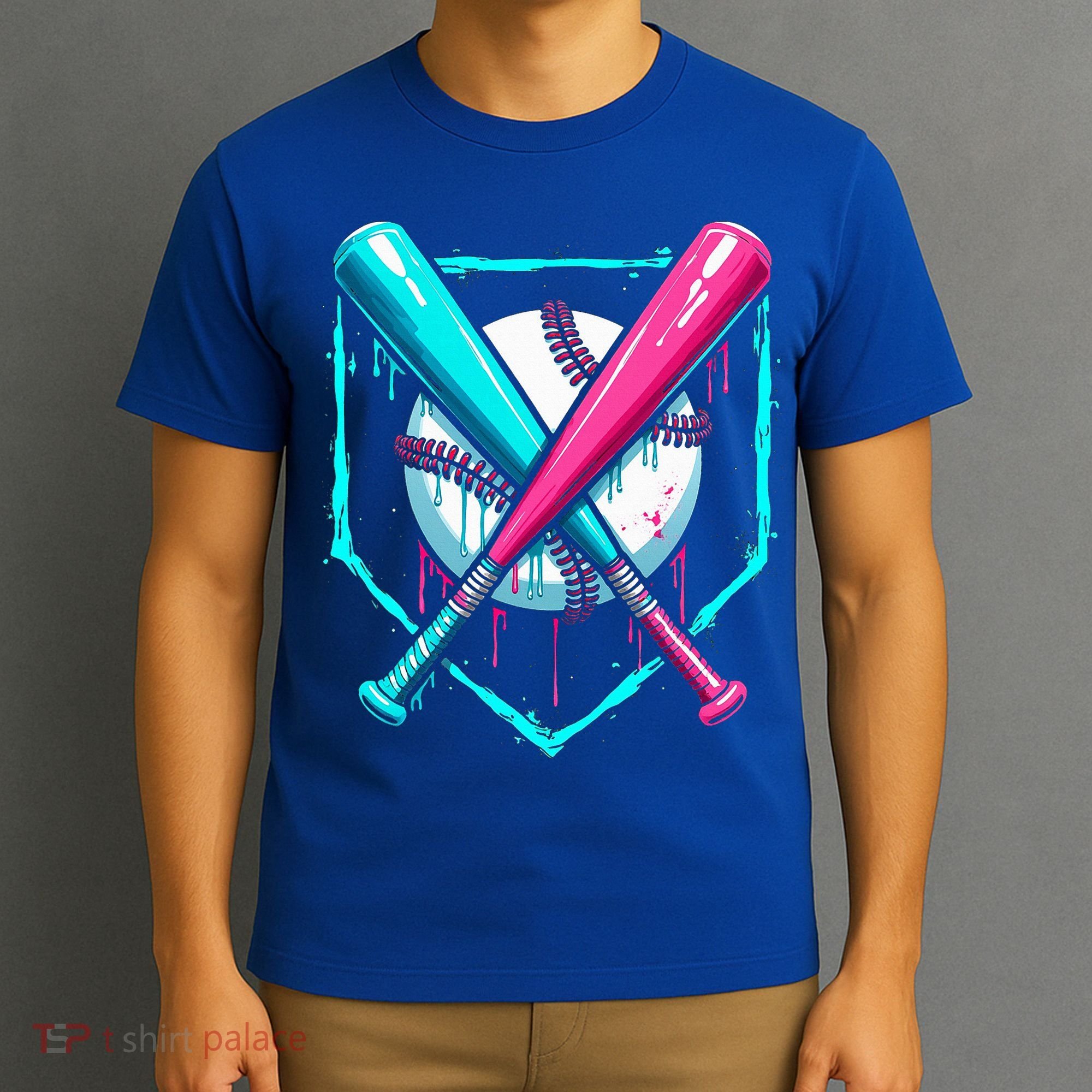 B.A.S.E.B.A.L.L Home Plate Drip T-Shirt