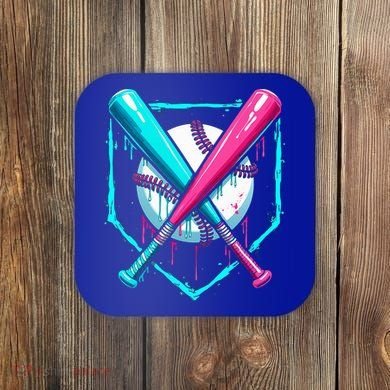 B.A.S.E.B.A.L.L Home Plate Drip Coaster