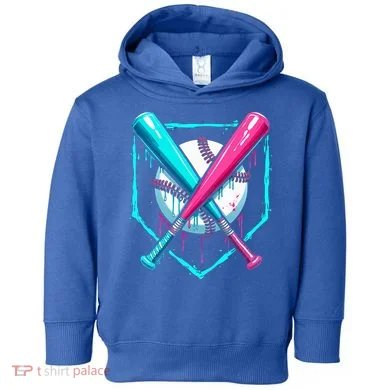 B.A.S.E.B.A.L.L Home Plate Drip Toddler Hoodie