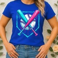 B.A.S.E.B.A.L.L Home Plate Drip Women's T-Shirt thumb 2
