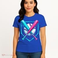 B.A.S.E.B.A.L.L Home Plate Drip Women's T-Shirt thumb 4