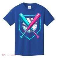 B.A.S.E.B.A.L.L Home Plate Drip Kids T-Shirt thumb 0