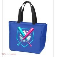 B.A.S.E.B.A.L.L Home Plate Drip Tote Bag thumb 3