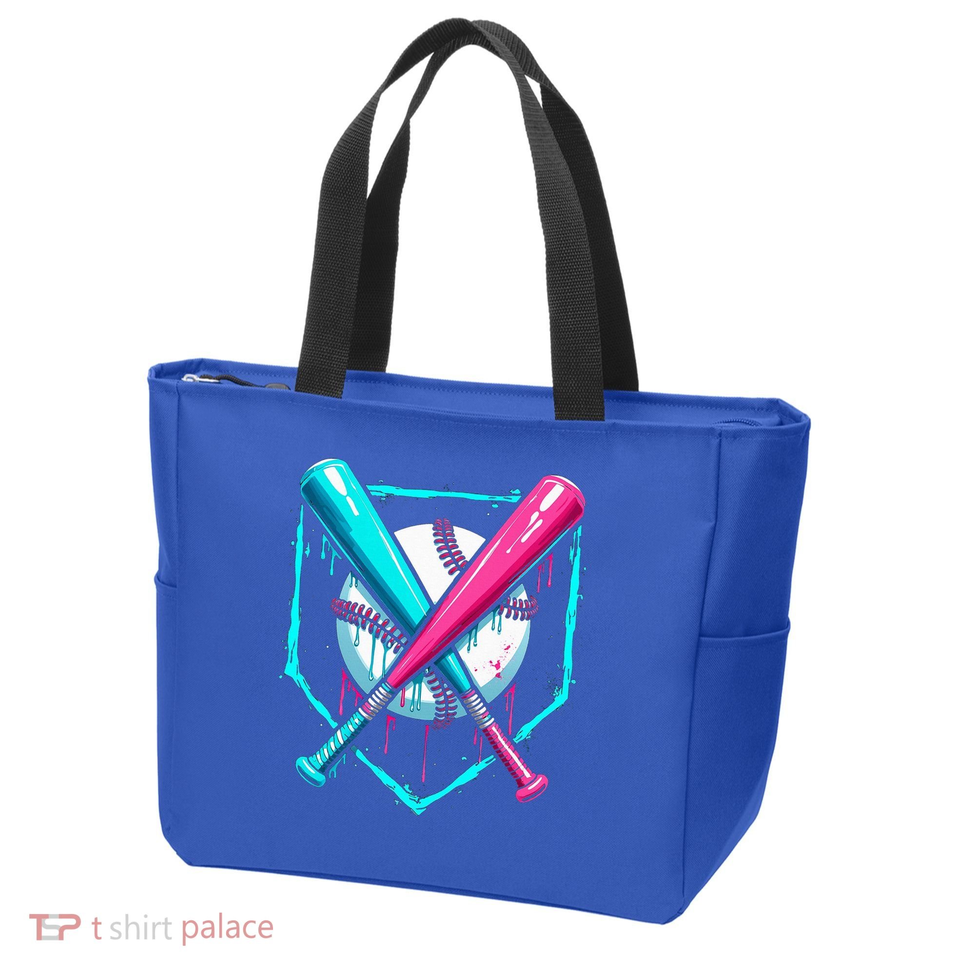 B.A.S.E.B.A.L.L Home Plate Drip Tote Bag