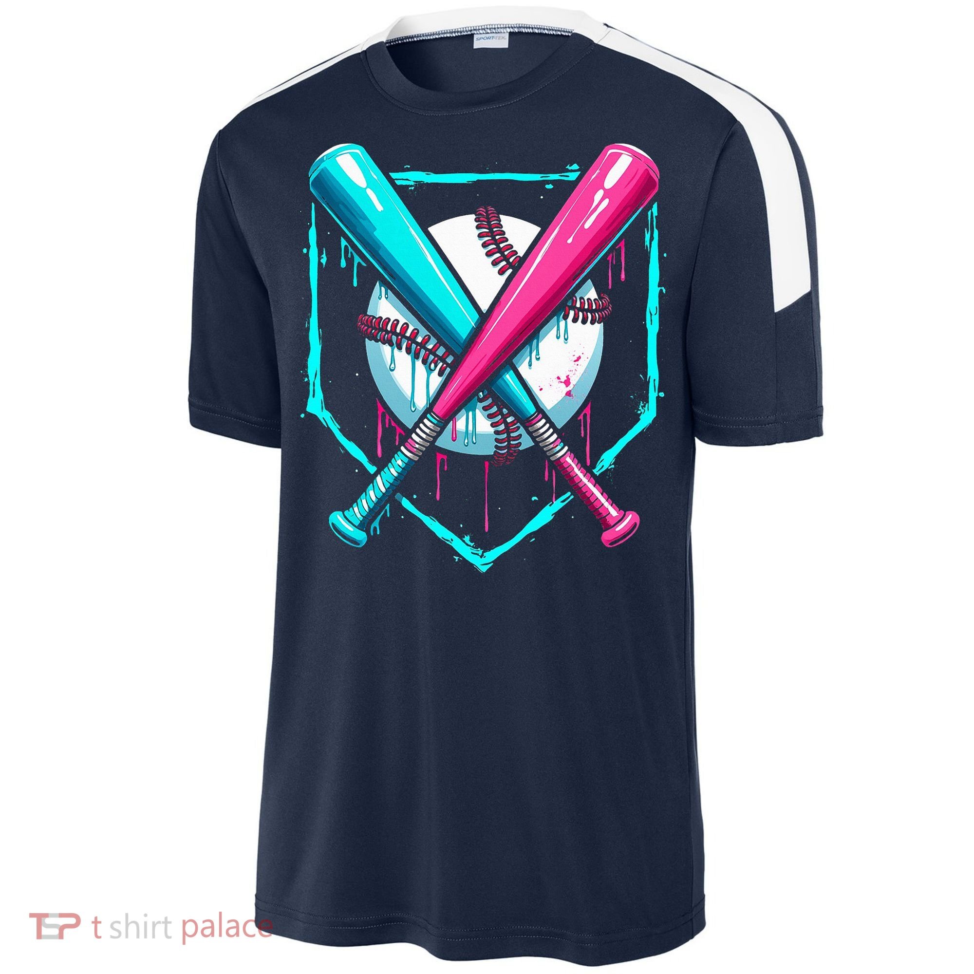 B.A.S.E.B.A.L.L Home Plate Drip Sport-Tek Competitor United Soccer Jersey