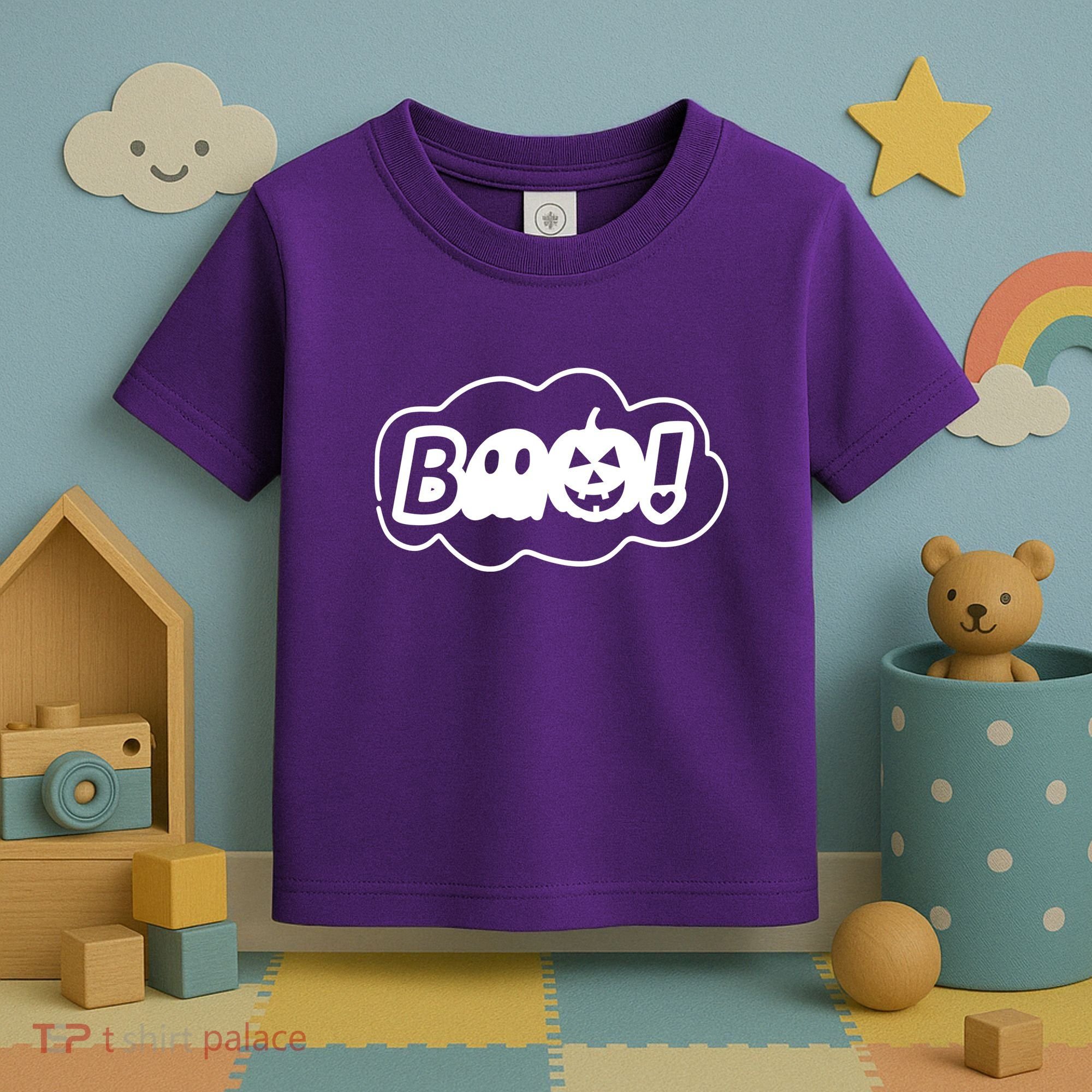 Boo Halloween Pumpkin Season Toddler T-Shirt