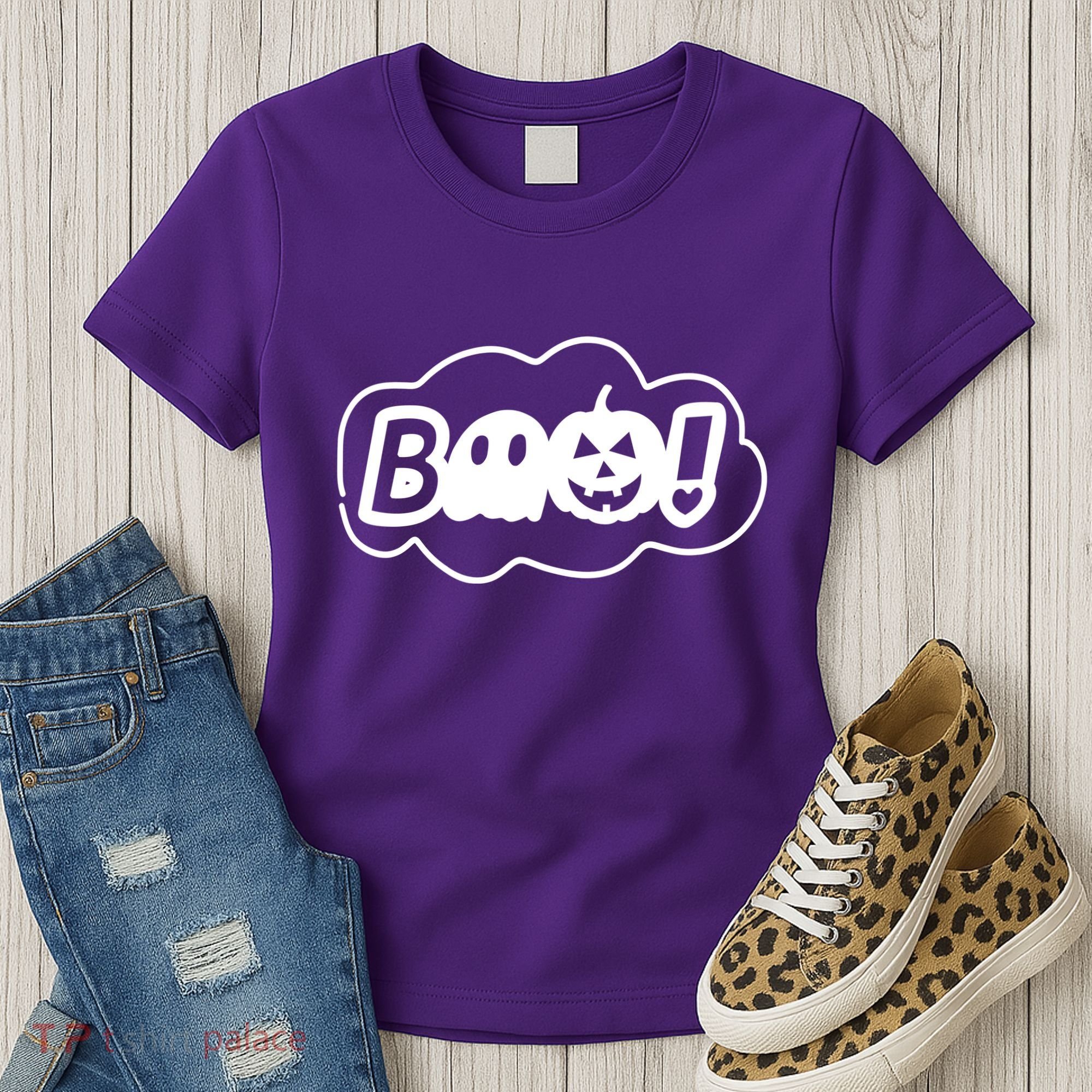 Boo Halloween Pumpkin Season Women's T-Shirt