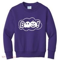 Boo Halloween Pumpkin Season Kids Sweatshirt thumb 0