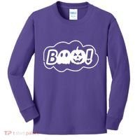 Boo Halloween Pumpkin Season Kids Long Sleeve Shirt thumb 0