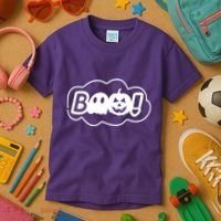 Boo Halloween Pumpkin Season Kids T-Shirt thumb 3