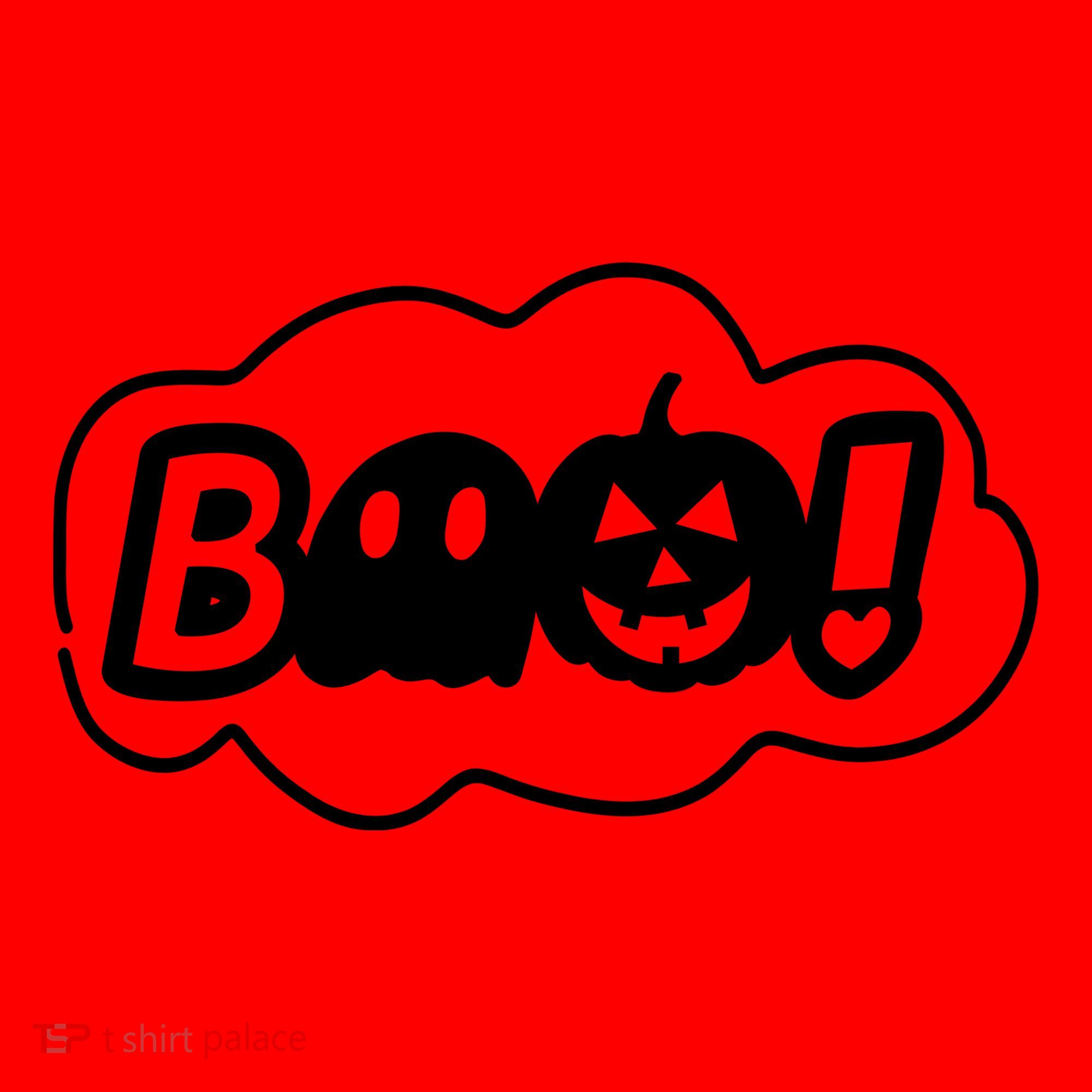 Boo Halloween Pumpkin Season Santa Hat