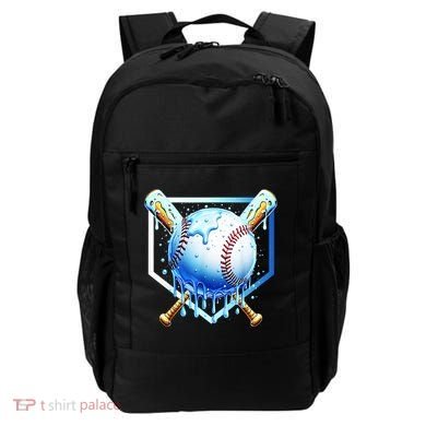 Baseball Home Plate Ice Cream Drip Sprinkles Drip Backpack