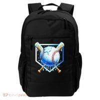 Baseball Home Plate Ice Cream Drip Sprinkles Drip Backpack thumb 0