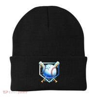 Baseball Home Plate Ice Cream Drip Sprinkles Drip Beanie thumb 0