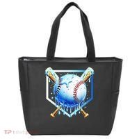 Baseball Home Plate Ice Cream Drip Sprinkles Drip Tote Bag thumb 0