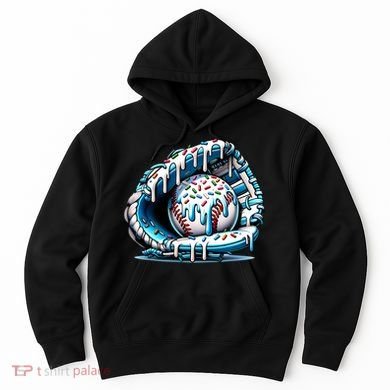 Baseball Home Plate Drip Boys Baseball Bat, Baseball Drip Hoodie