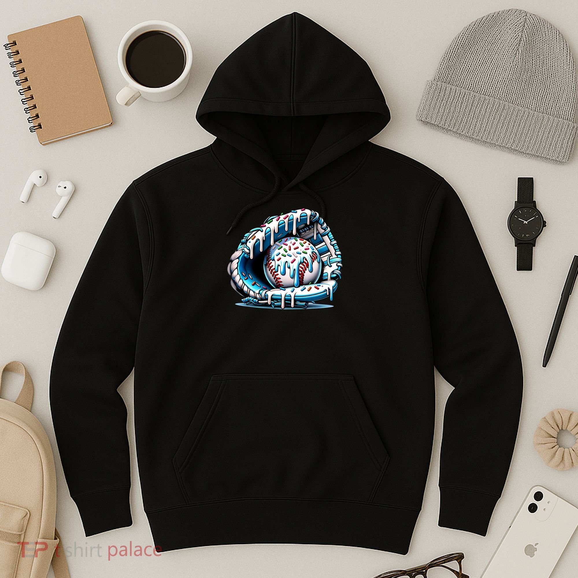 Baseball Home Plate Drip Boys Baseball Bat, Baseball Drip Hoodie