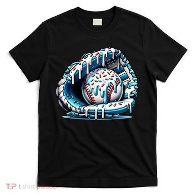 Baseball Home Plate Drip Boys Baseball Bat, Baseball Drip T-Shirt