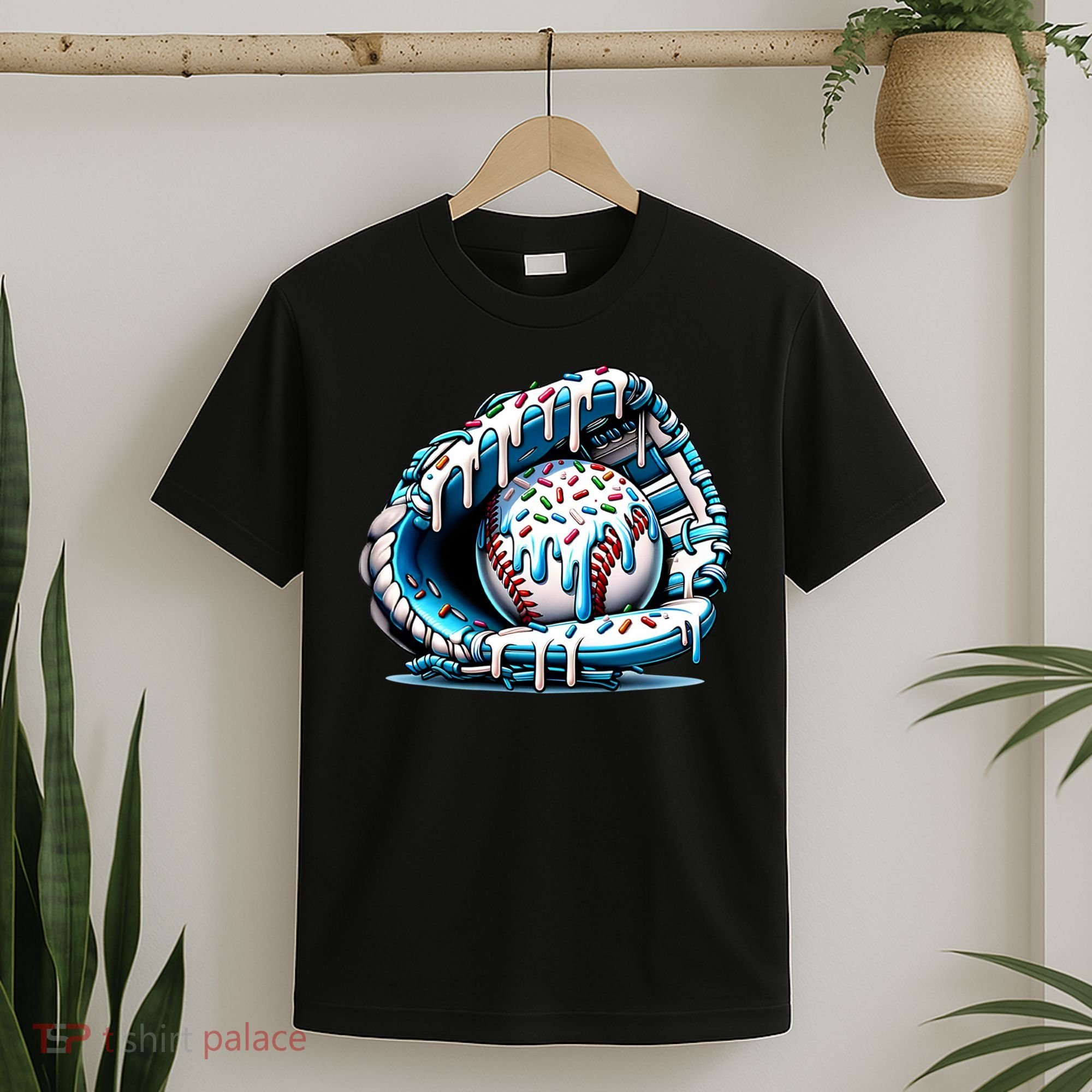 Baseball Home Plate Drip Boys Baseball Bat, Baseball Drip T-Shirt