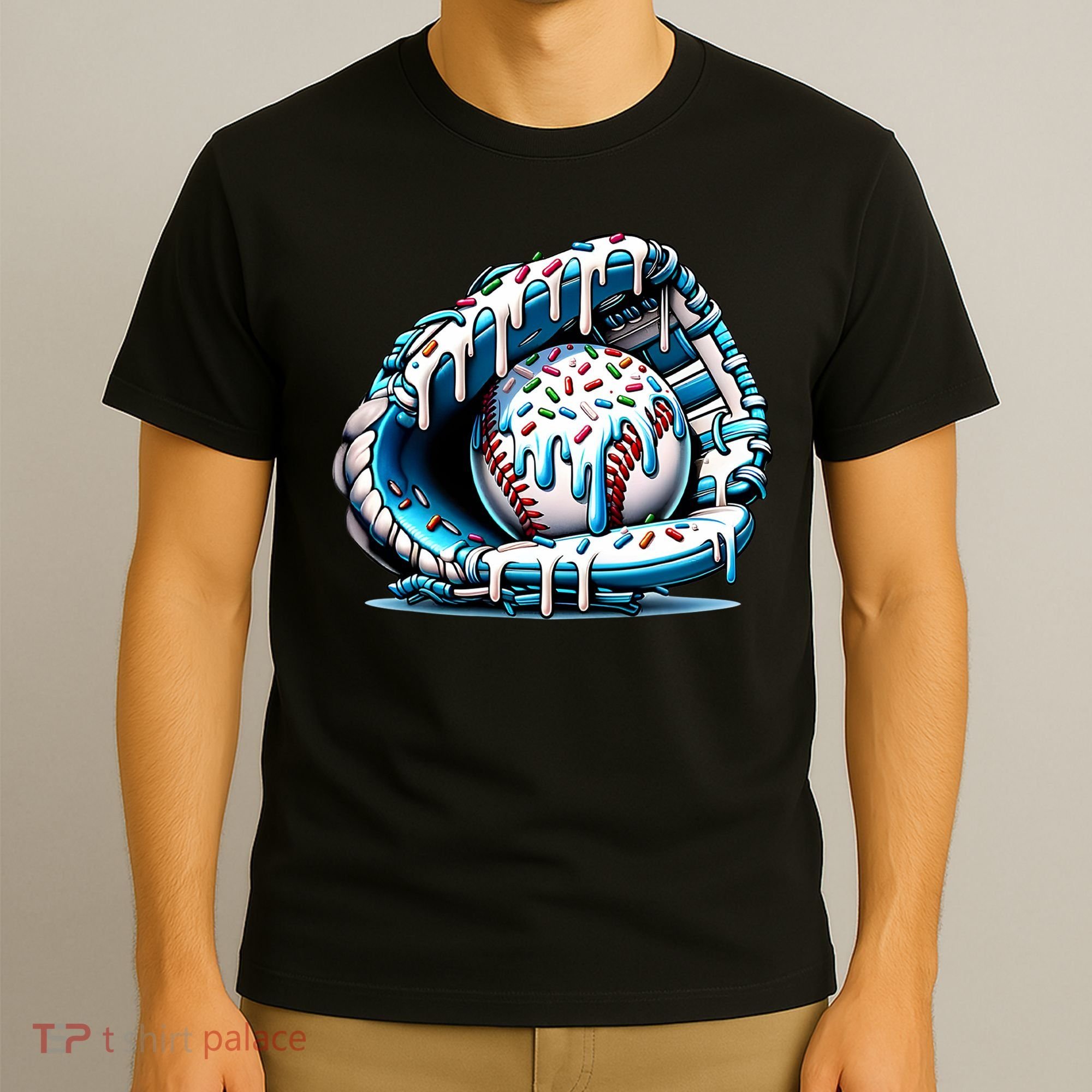 Baseball Home Plate Drip Boys Baseball Bat, Baseball Drip T-Shirt