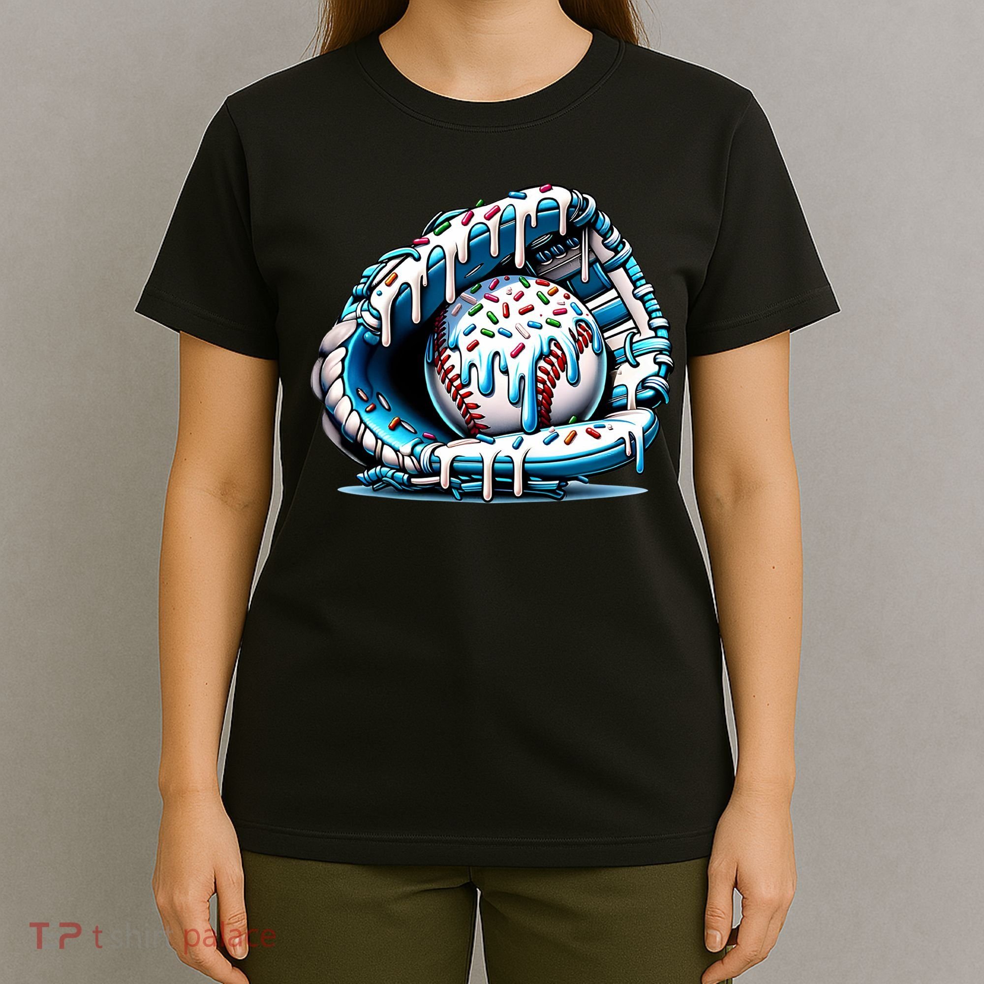Baseball Home Plate Drip Boys Baseball Bat, Baseball Drip T-Shirt