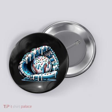 Baseball Home Plate Drip Boys Baseball Bat, Baseball Drip Button