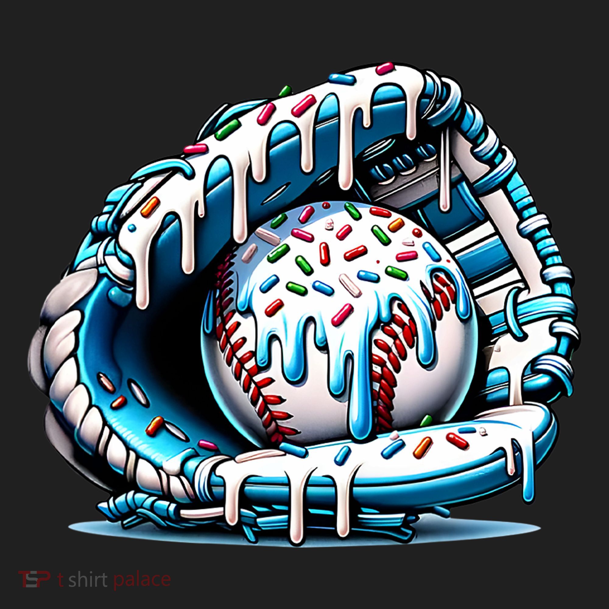 Baseball Home Plate Drip Boys Baseball Bat, Baseball Drip Beanie